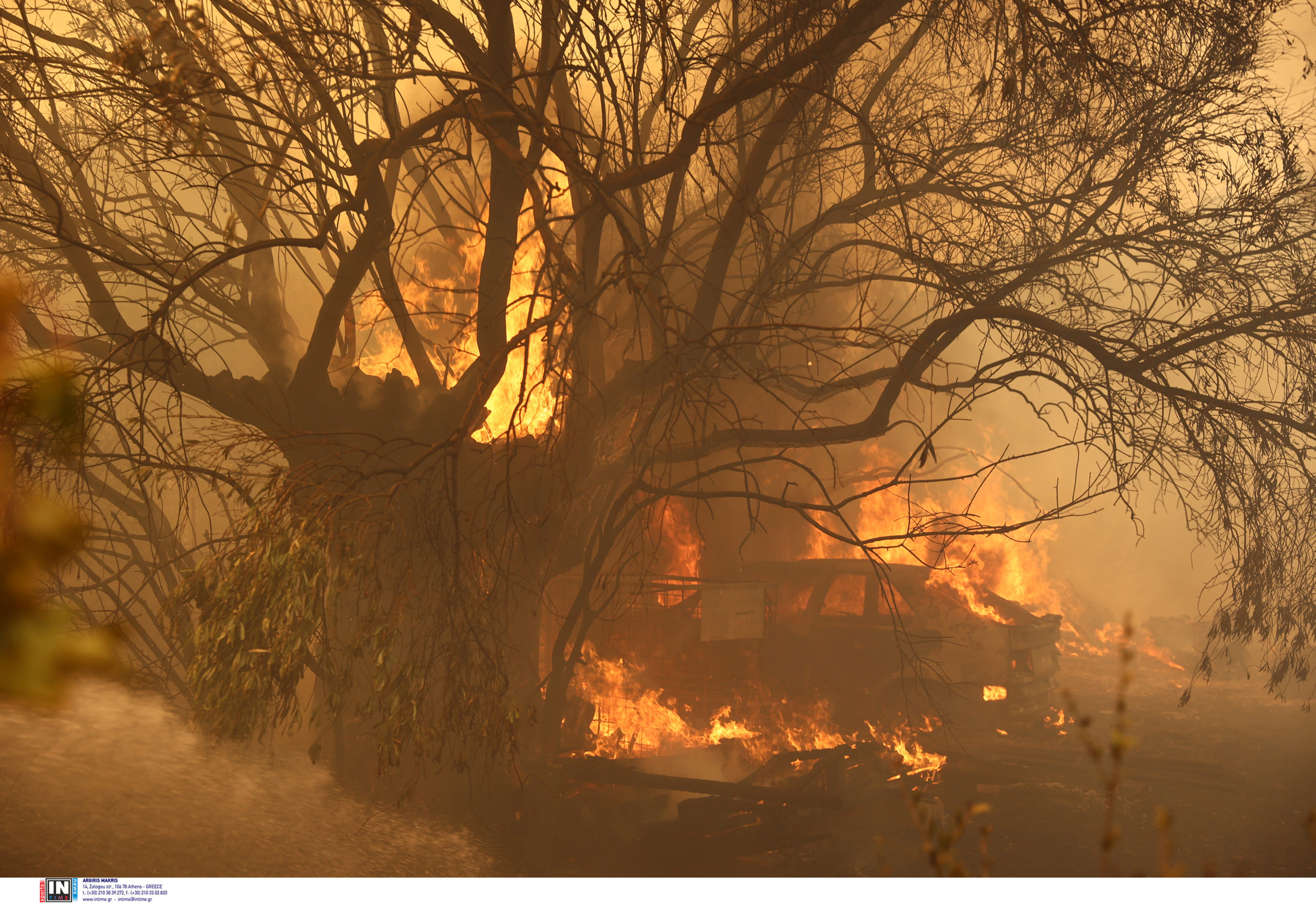 Φωτιά στην Αττική