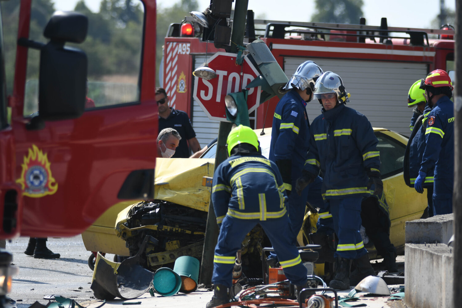 Τροχαίο στην Λάρισα