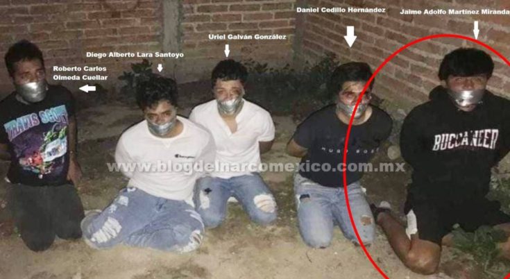 Φωτογραφίες από τη δολοφονία 5 νέων στο Μεξικό