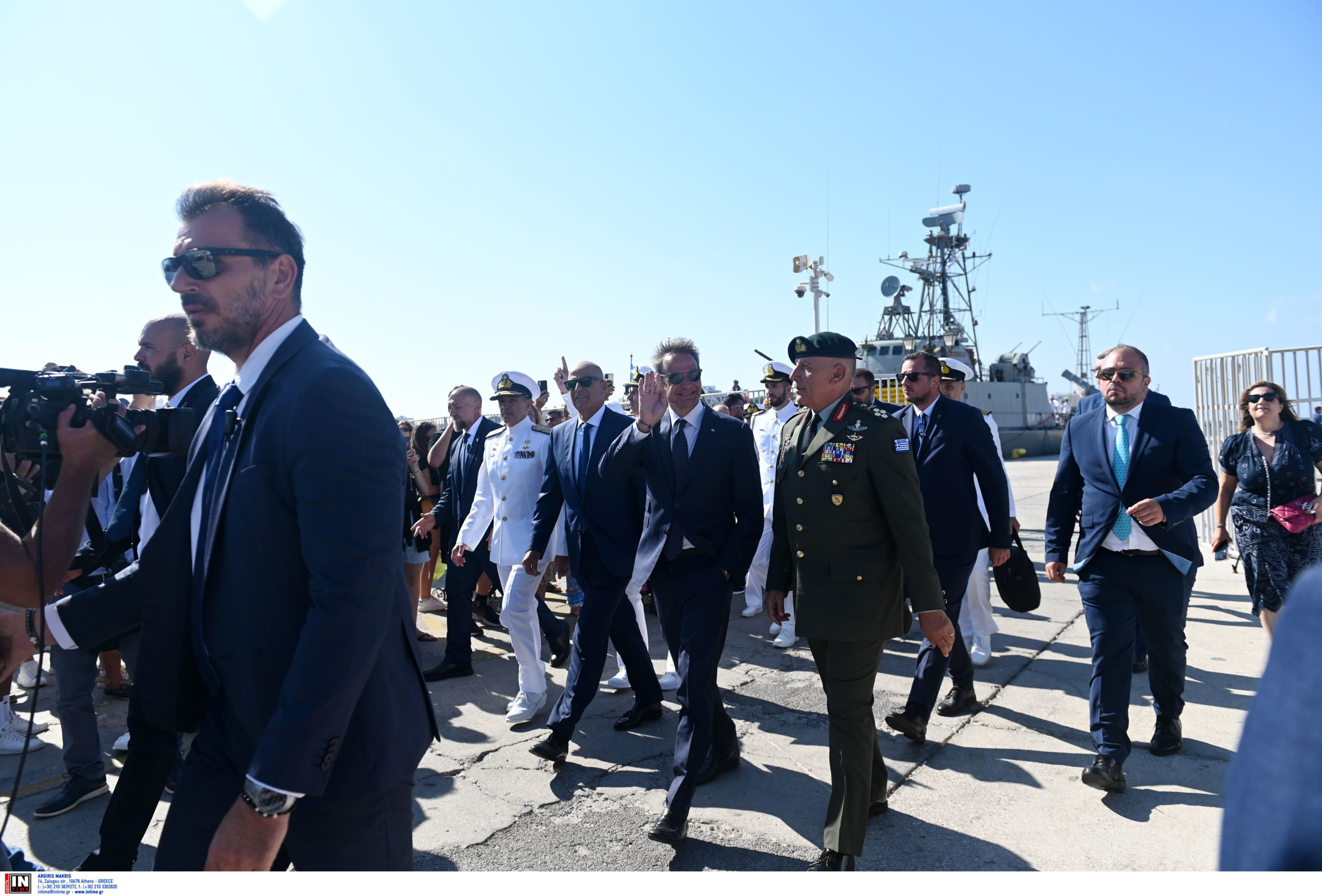 Στην Τήνο ο Κυριάκος Μητσοτάκης