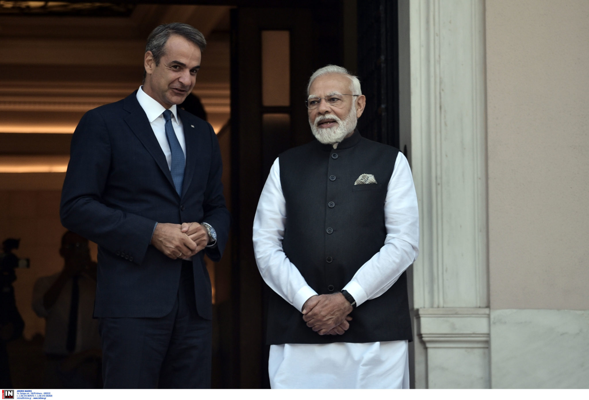 Κυριάκος Μητσοτάκης Ναρέντρα Μόντι