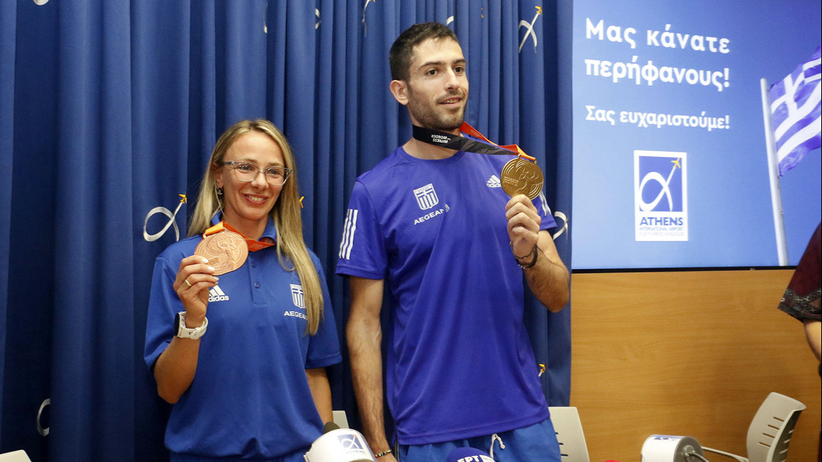 «Χρυσές» αφίξεις: Επέστρεψαν στην Ελλάδα Τεντόγλου και Ντρισμπιώτη – ΦΩΤΟ