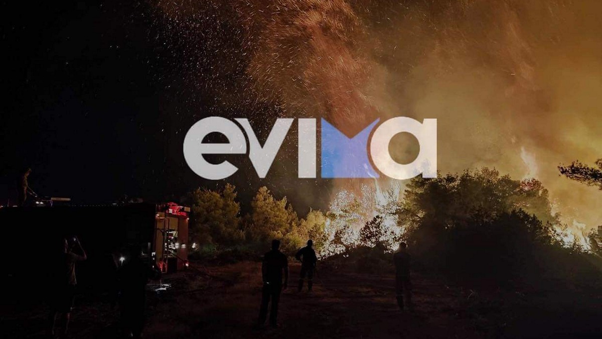 Εύβοια: Μαίνεται η φωτιά στα Ψαχνά – Κόπηκε το νερό – ΒΙΝΤΕΟ