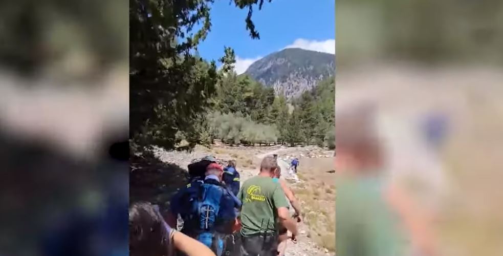 Χανιά: Τραυματίστηκε τουρίστας στο Φαράγγι της Σαμαριάς