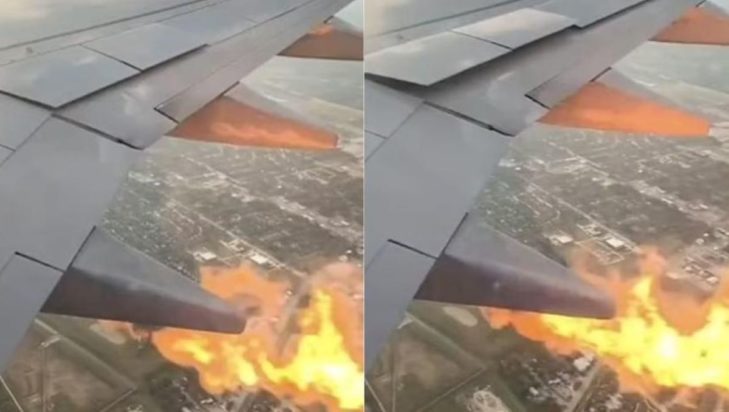 αεροπλάνο φωτιά