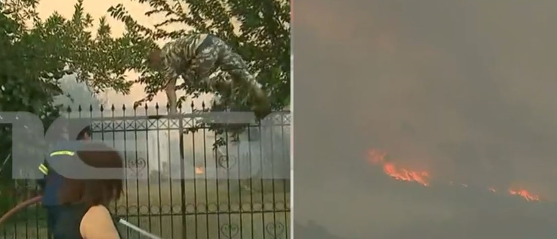 Φωτιά στην Αλεξανδρούπολη: Στιγμές αγωνίας στο Δωρικό, οι φλόγες μπήκαν στις αυλές σπιτιών – ΦΩΤΟ & ΒΙΝΤΕΟ
