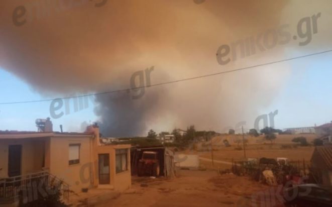 Αλεξανδρούπολη φωτιά enikos