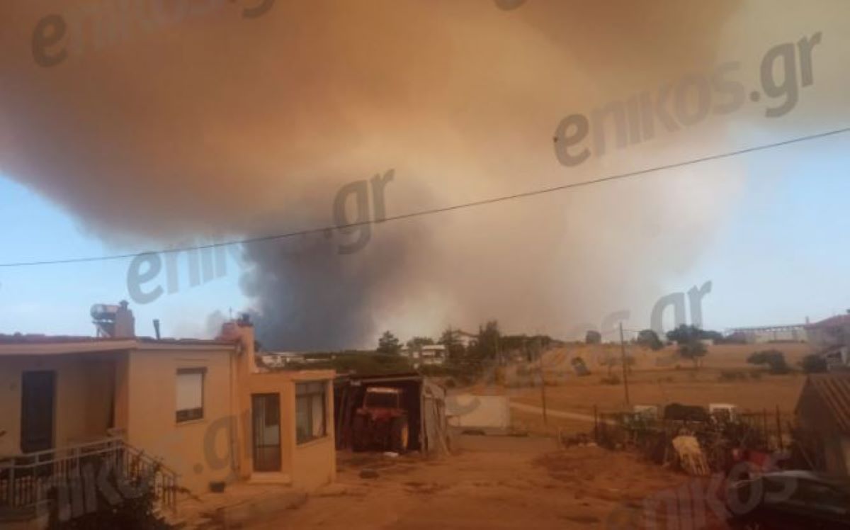 Αλεξανδρούπολη φωτιά enikos