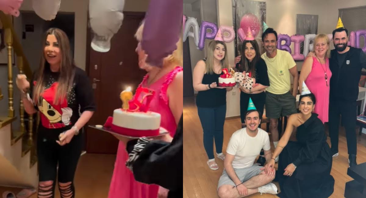 Άντζελα Δημητρίου: Το πάρτι-έκπληξη για τα γενέθλιά της και η τρυφερή φωτογραφία αγκαλιά με την εγγονή της