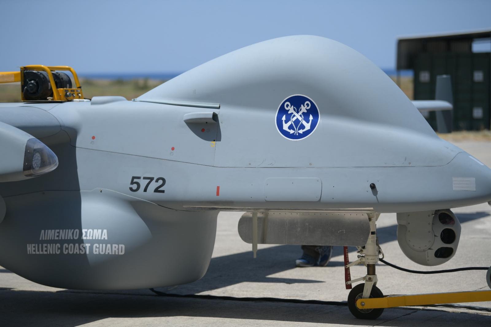 Κατέπεσε στη θάλασσα drone Heron της FRONTEX που συνεργαζόταν με το Λιμενικό