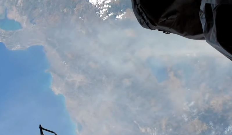 Φωτιές: Καλυμμένη με καπνούς ολόκληρη η Ελλάδα – Συγκλονιστικό ΒΙΝΤΕΟ από τον Διεθνή Διαστημικό Σταθμό