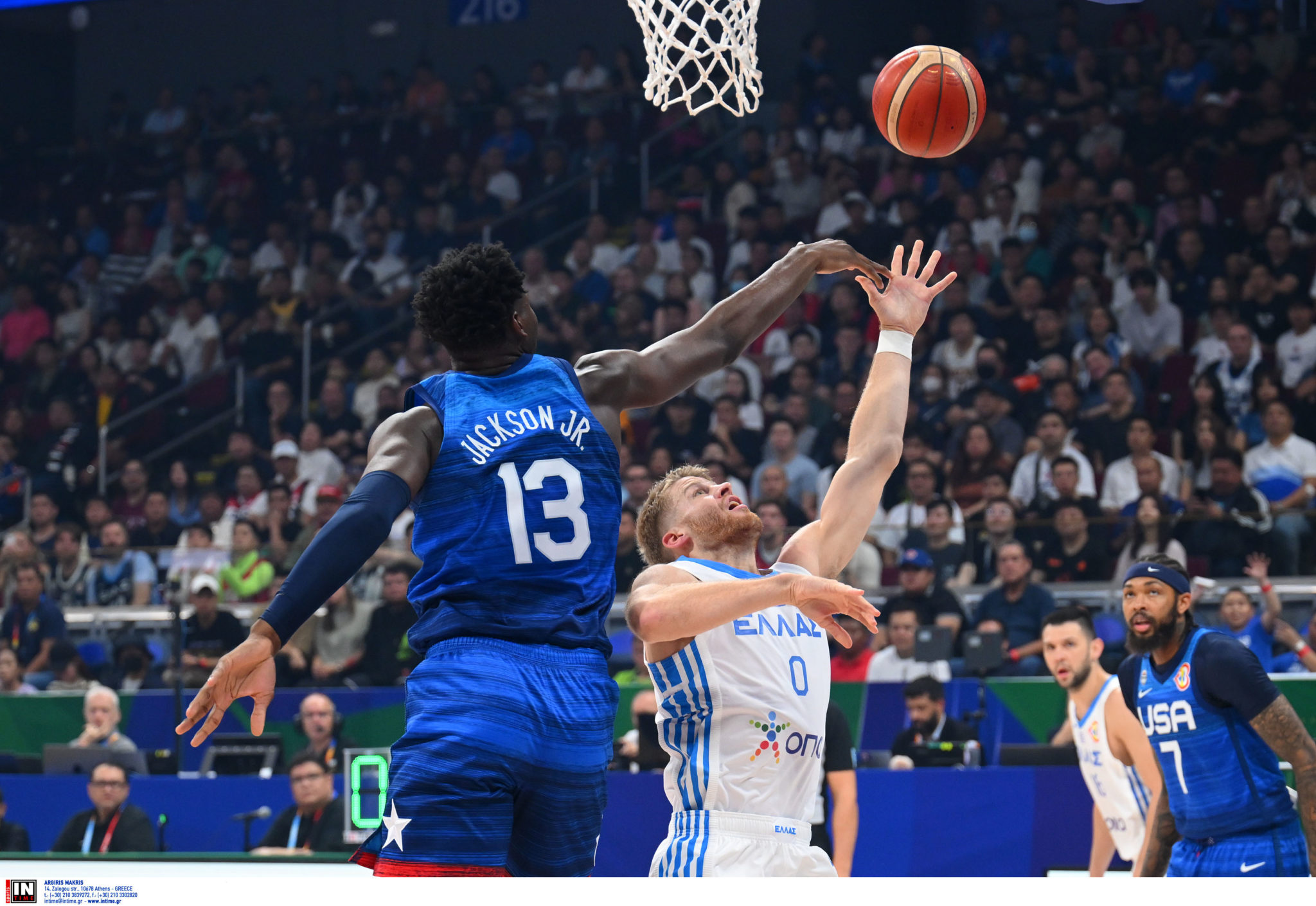 Μουντομπάσκετ, Ελλάδα ΗΠΑ