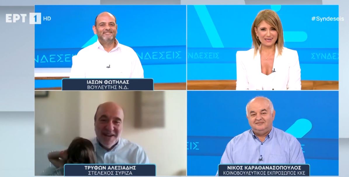 Τρύφων Αλεξιάδης: Η «εισβολή» της εγγονής του στον αέρα εκπομπής – Δείτε ΒΙΝΤΕΟ