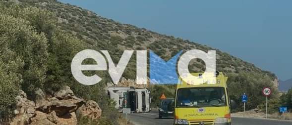 τροχαίο Εύβοια νταλίκα