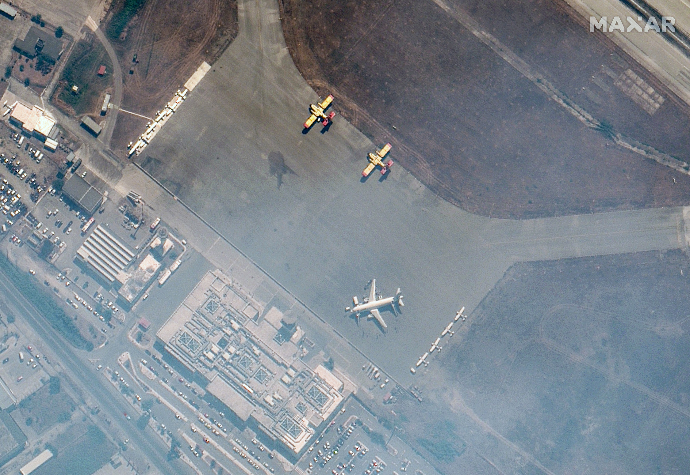 Φωτιά Αλεξανδρούπολη δορυφόρος