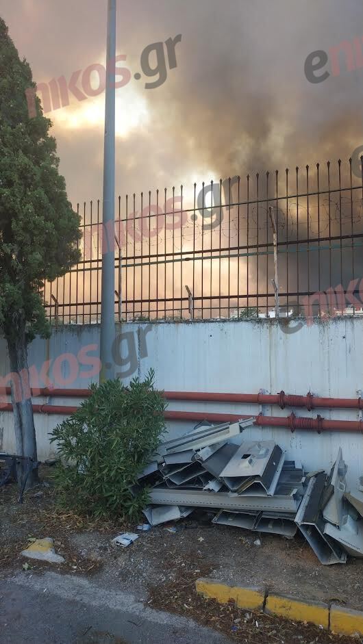 φωτιά Αμαξοστάσιο Ο.ΣΥ φυσικού αερίου Άνω Λιόσια