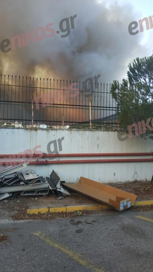 φωτιά Αμαξοστάσιο Ο.ΣΥ φυσικού αερίου Άνω Λιόσια