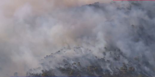 Φωτιά στον Ασπρόπυργο: Μάχη με τις φλόγες σε χαράδρες δίνουν οι πυροσβέστες