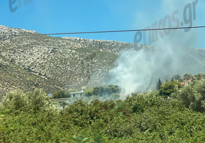 Φωτιά ΤΩΡΑ στον Κουβαρά – ΦΩΤΟ αναγνώστη