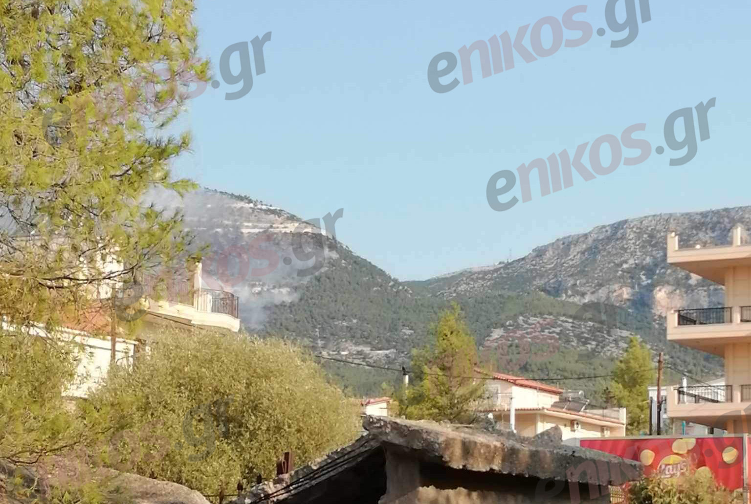 Φωτιά στην Πάρνηθα