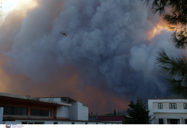 φωτιά Πάρνηθα