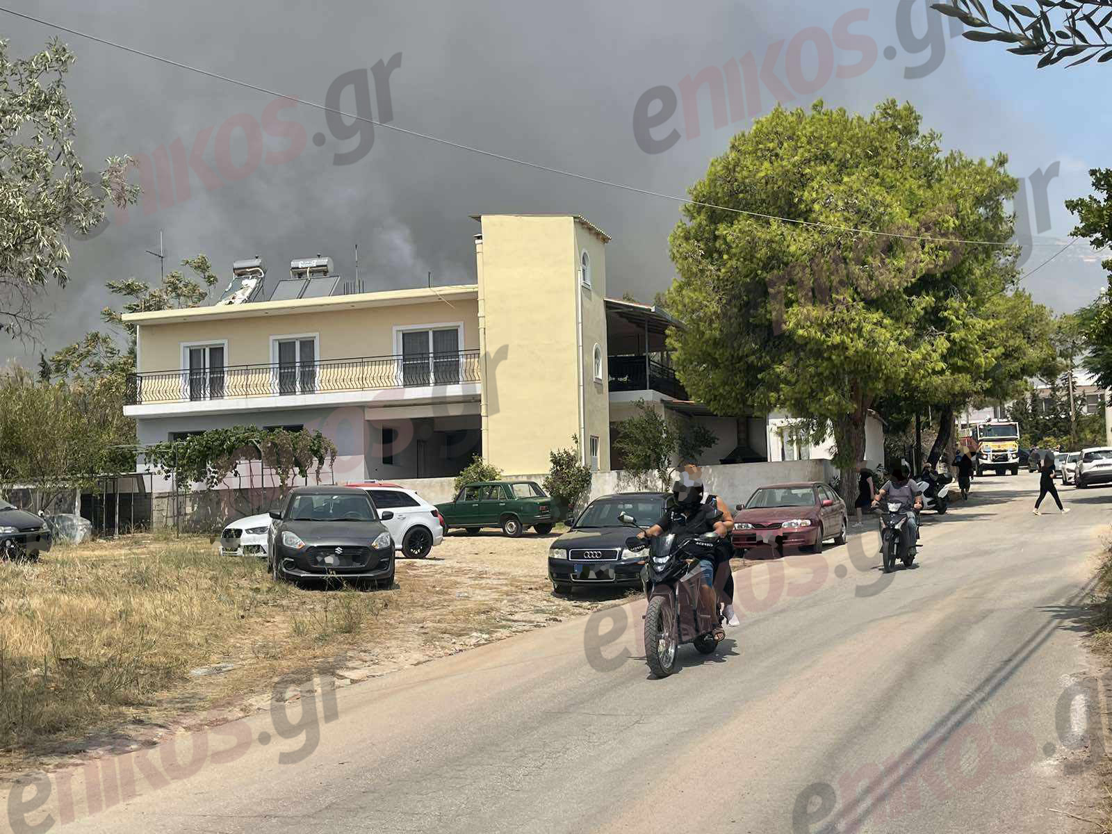 Φωτιά Πάρνηθα Αγία Παρασκευή