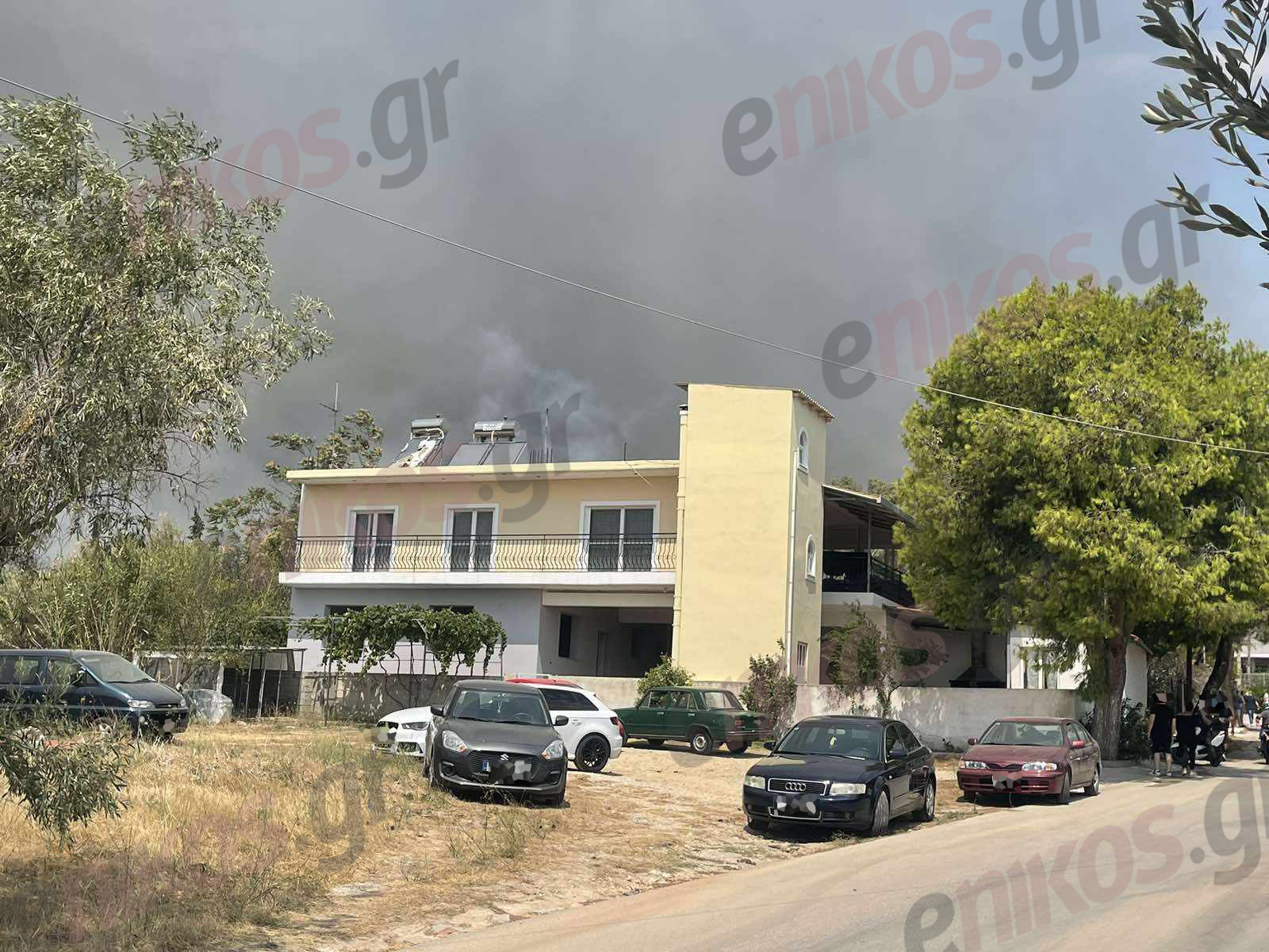 Φωτιά Πάρνηθα Αγία Παρασκευή