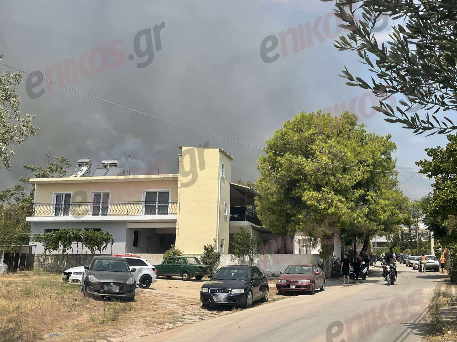 Φωτιά Πάρνηθα Αγία Παρασκευή