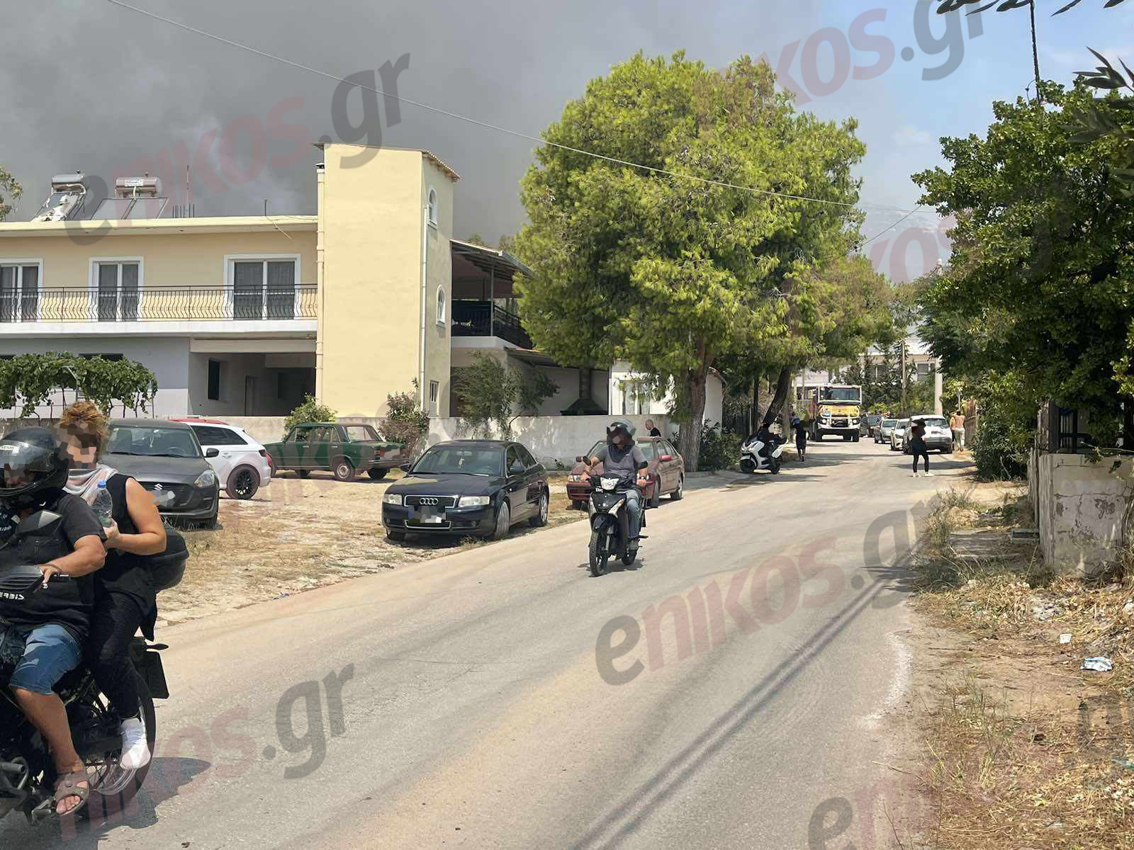 Φωτιά Πάρνηθα Αγία Παρασκευή
