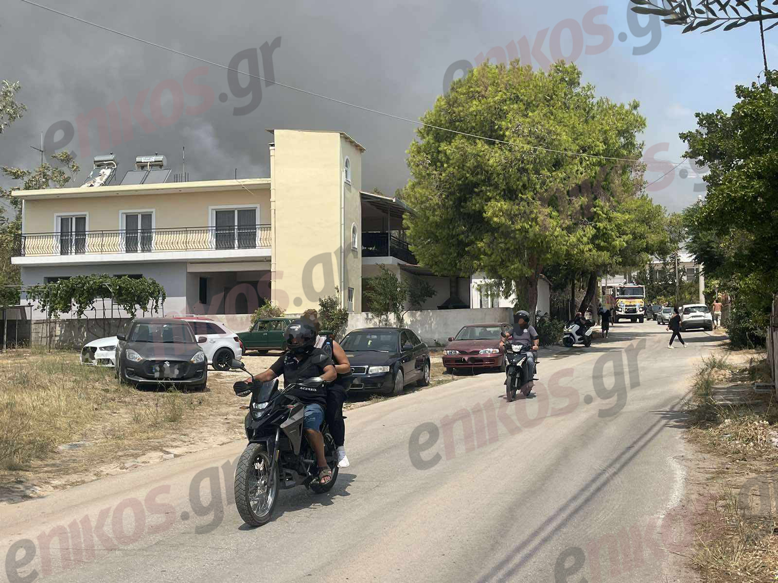 Φωτιά Πάρνηθα Αγία Παρασκευή