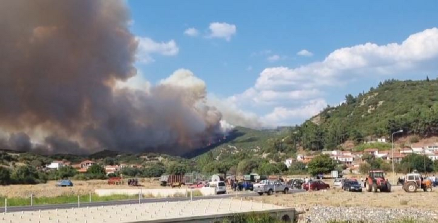 φωτιά Ροδόπη