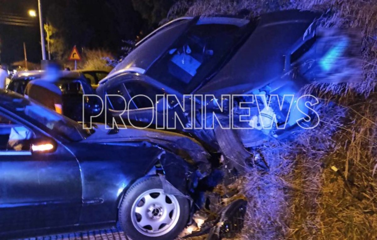 Τροχαίο στην Καβάλα: Αυτοκίνητο «καρφώθηκε» σε σταθμευμένα οχήματα – ΦΩΤΟ