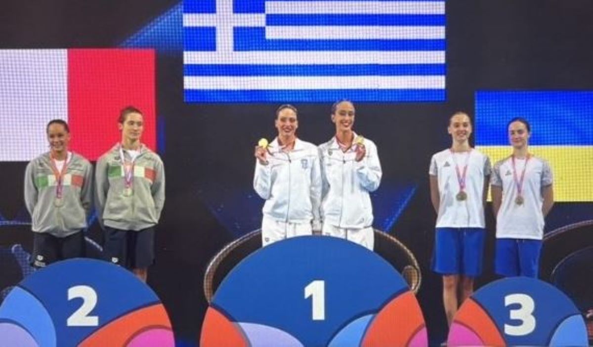 Καλλιτεχνική κολύμβηση: Χρυσό μετάλλιο για Καραπαναγιώτου και Κρομμυδάκη