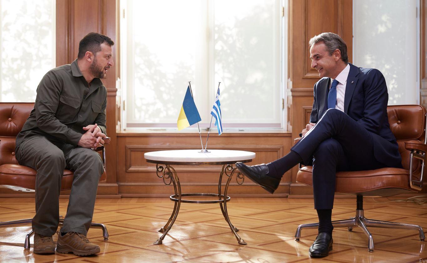 Μητσοτάκης: Η Ελλάδα στέκεται στο πλευρό της Ουκρανίας – Η ανάρτηση για τη συνάντηση με τον Ζελένσκι