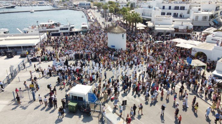 Δεκαπενταύγουστος Πάρος Παναγιά Εκατονταπυλιανή