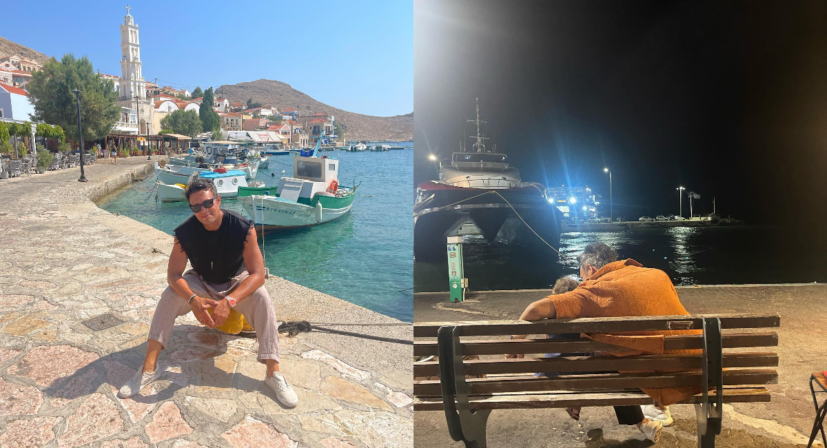 Σάββας Πούμπουρας: Αγκαλιά με την κόρη του στο λιμάνι της Ραφήνας – ΦΩΤΟ