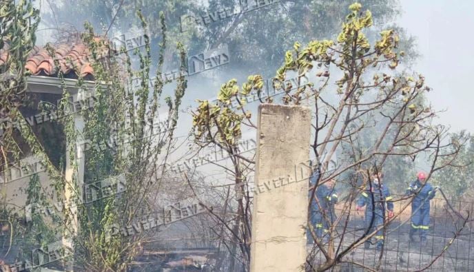 Φωτιά στη Νέα Σαμψούντα Πρέβεζας – Κάηκε εγκαταλελειμμένο σπίτι
