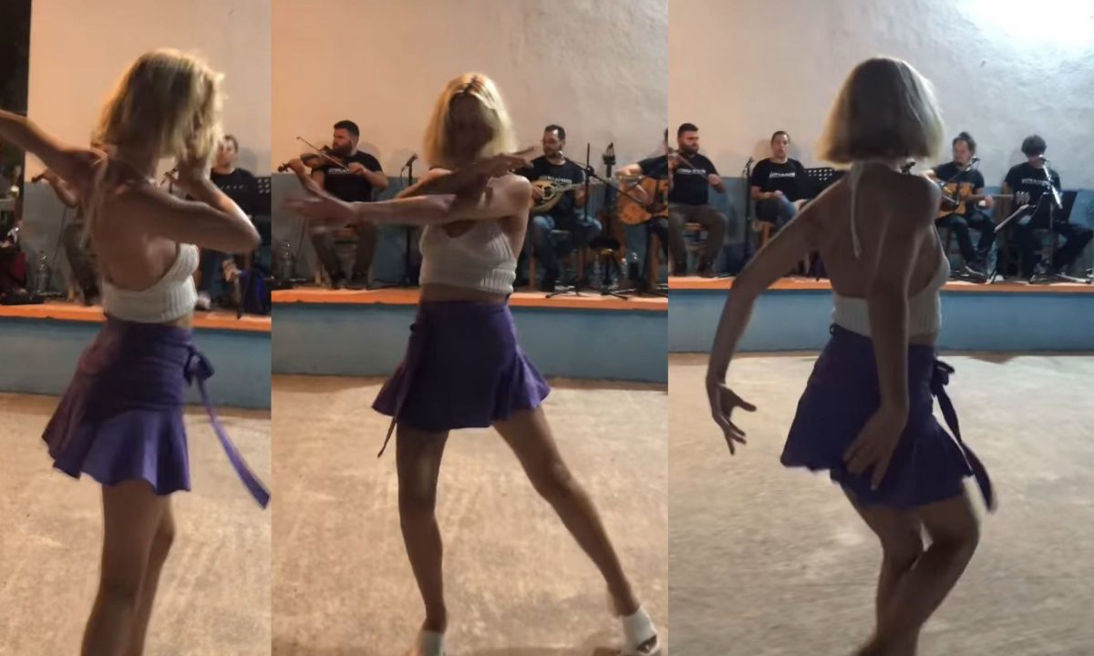 Τραϊάνα Ανανία: «Εδώ στην Ικαρία είναι πολύ ξενέρωτοι τελικά», είπε η ηθοποιός και χόρεψε… μόνη της σε πανηγύρι – ΒΙΝΤΕΟ