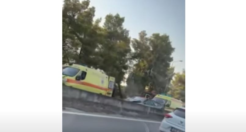 Θεσσαλονίκη: Σοβαρό τροχαίο με τέσσερις τραυματίες – ΒΙΝΤΕΟ