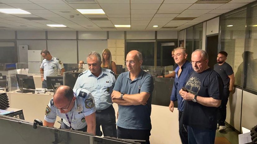 Κακοκαιρία Daniel: Στο Κέντρο Επιχειρήσεων της ΓΑΔΑ ο Υπουργός Προστασίας του Πολίτη