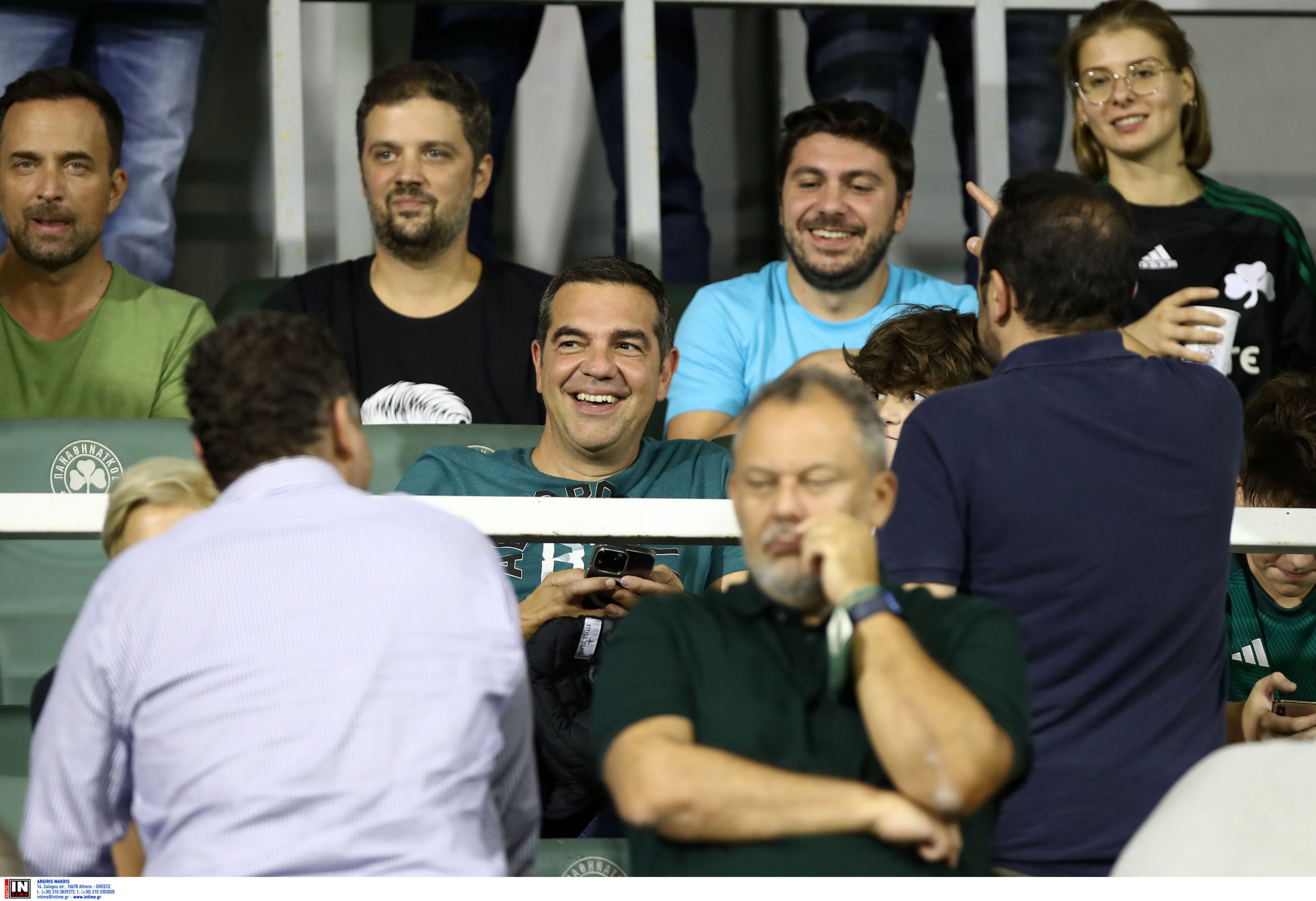 Στο γήπεδο ο Αλέξης Τσίπρας