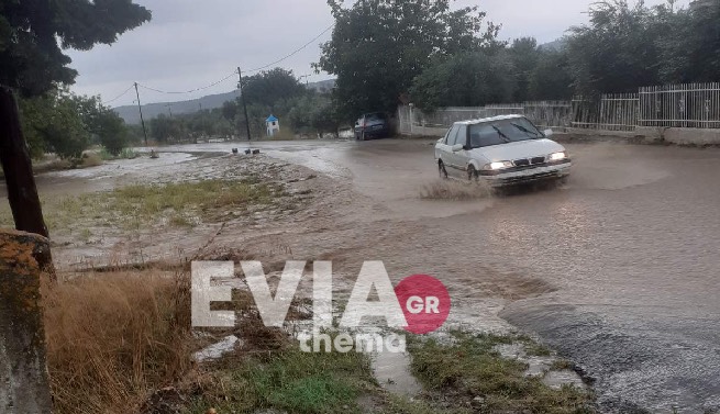 Κακοκαιρία στην Εύβοια