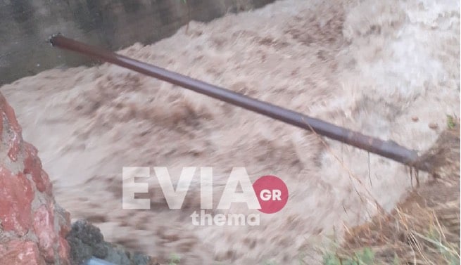 Κακοκαιρία στην Εύβοια