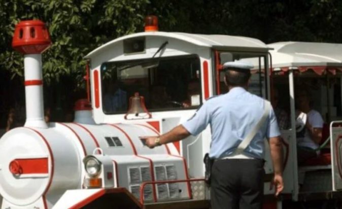 Τροχαίο με τουριστικό τρενάκι στην Κρήτη