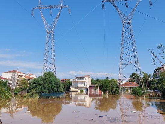 Κακοκαιρία Daniel στην Λάρισα