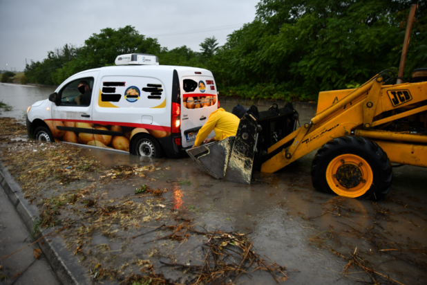 Κακοκαιρία στην Λάρισα