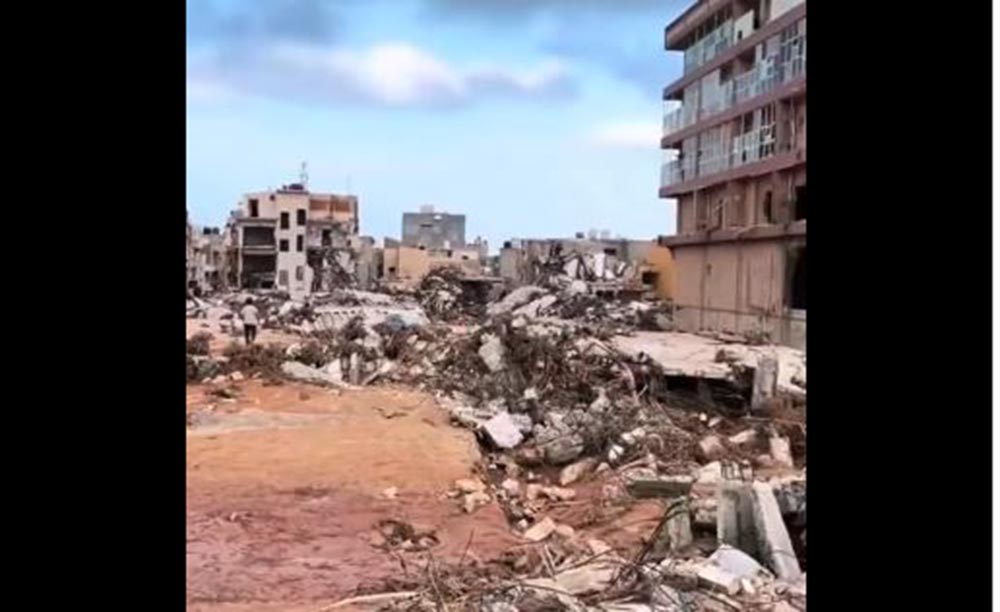 Η κακοκαιρία Daniel σαρώνει την Λιβύη