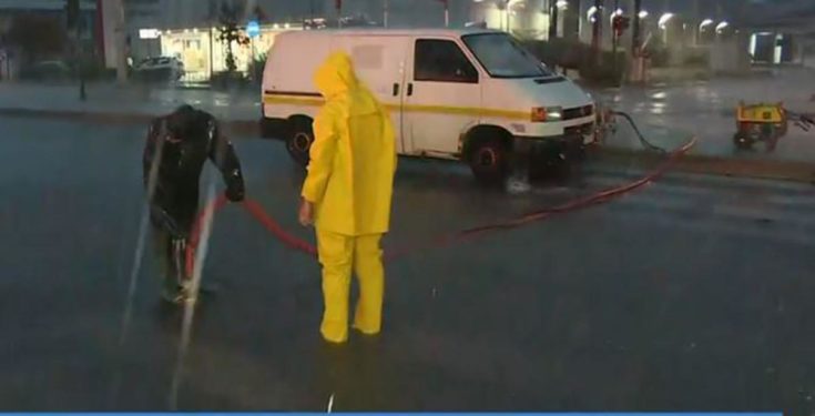 Κακοκαιρία στον Βόλο