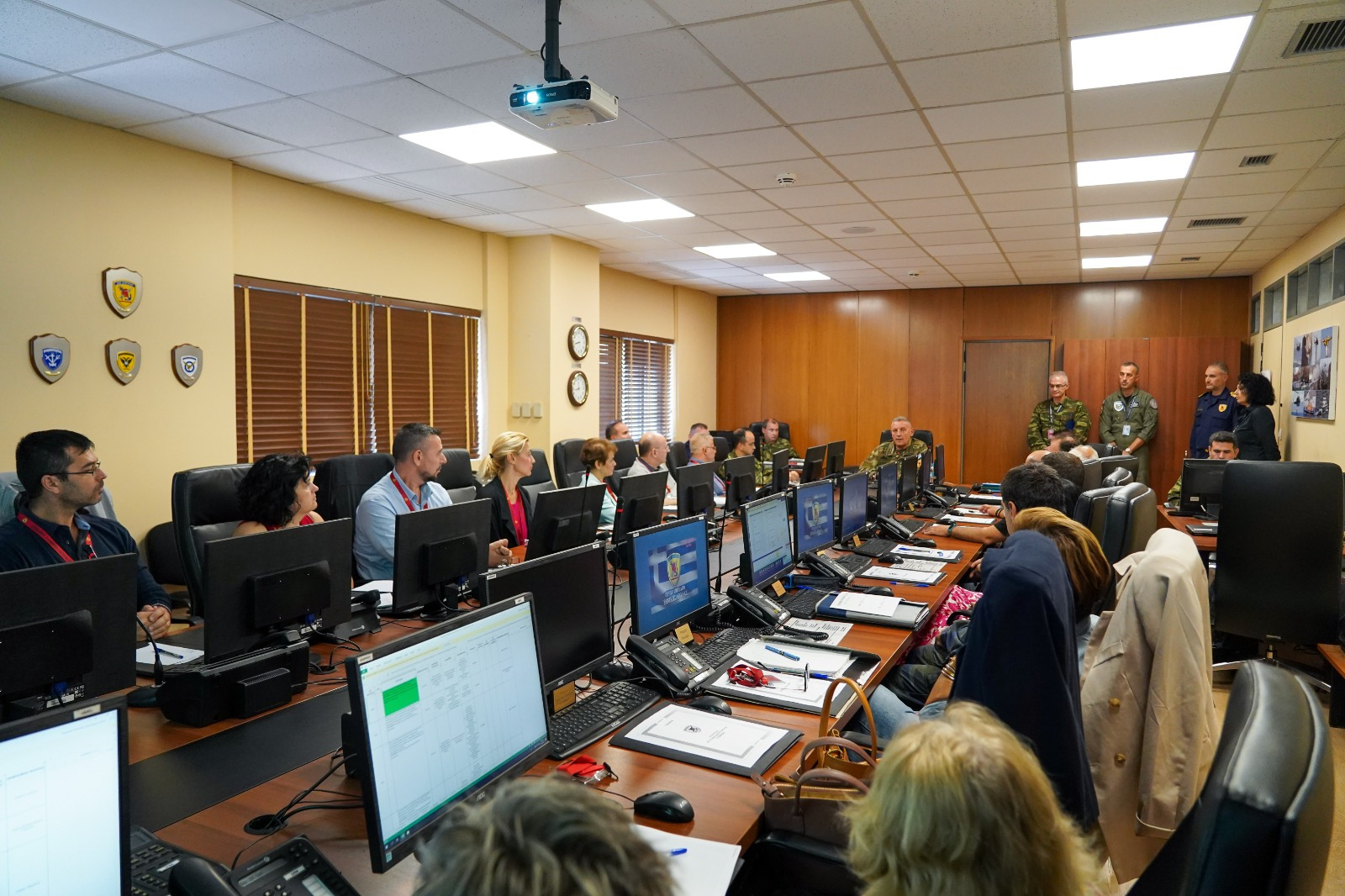 Αρχηγός ΓΕΕΘΑ Αίθουσα Επιχειρήσεων Παλλαϊκής Άμυνας