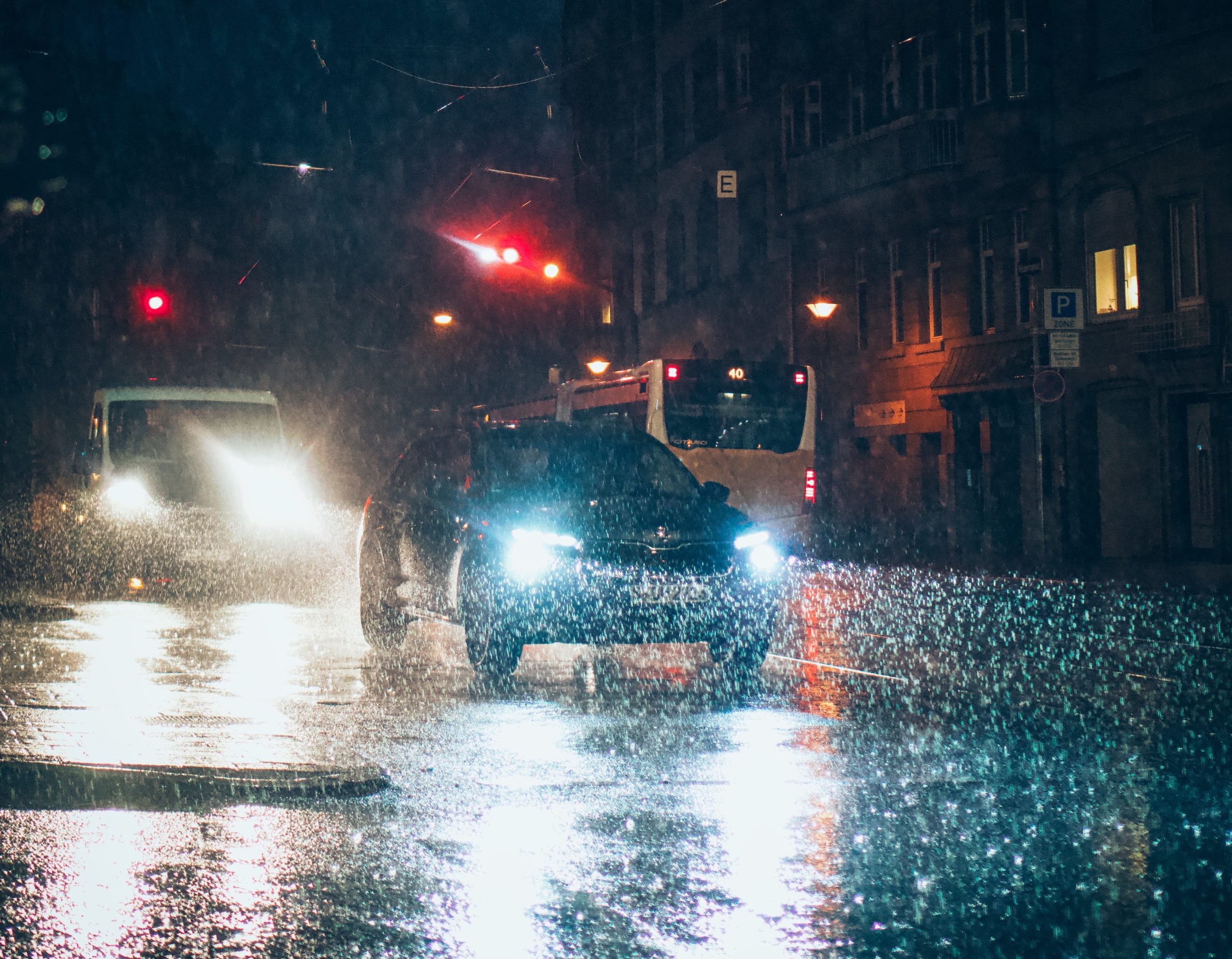 αυτοκίνητο βροχή